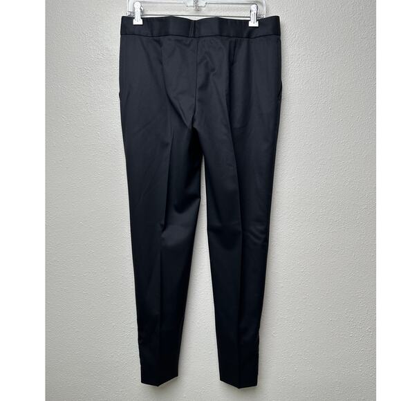 Stella McCartney Black Ankle-Zip Tailored Pants Women Size 6 - Picture 7 of 15